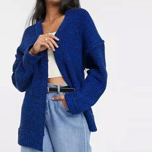 Free People | High Hopes Cardigan in Forever Blue Combo